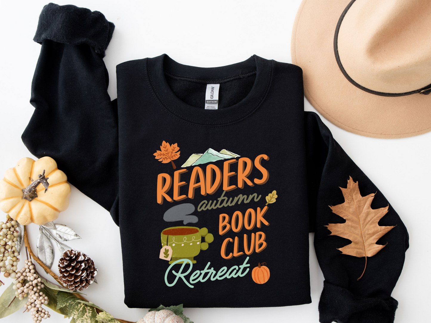 Readers Autumn Book Club Retreat Sweatshirt