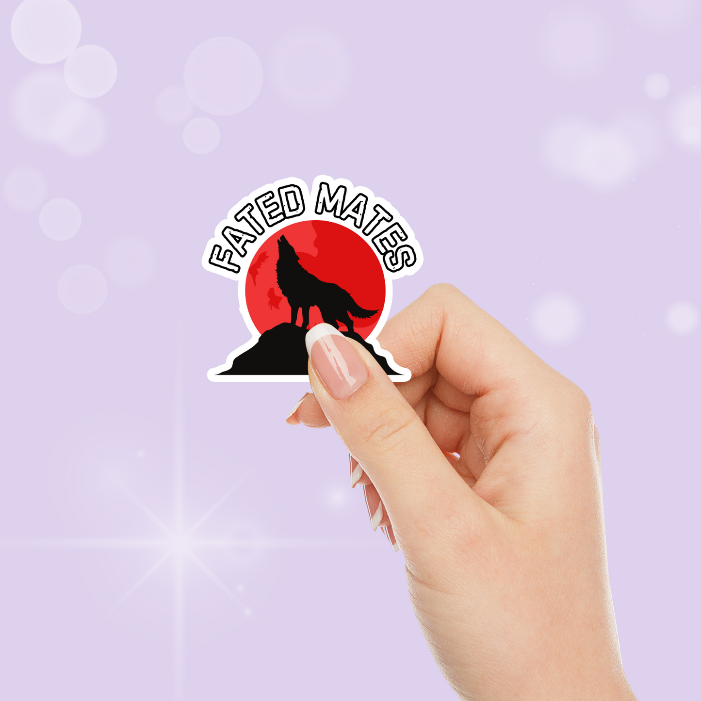 Fated Mates Bookish Sticker - Literary Lovelies UK
