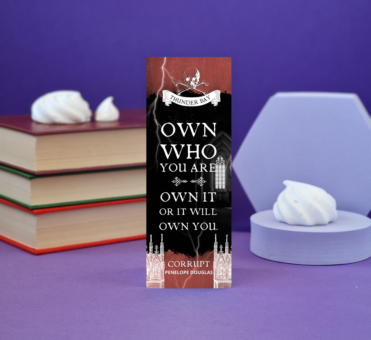 Corrupt Inspired Bookmark - Illustrated Bookmark - Literary Lovelies UK