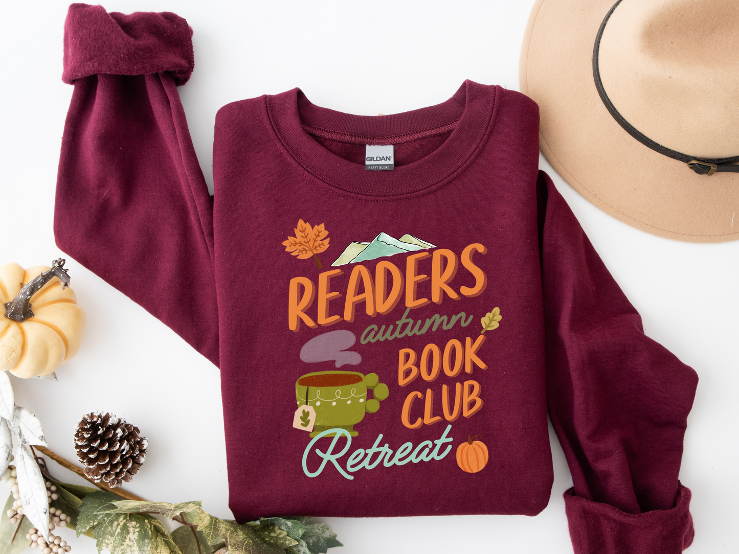 Readers Autumn Book Club Retreat Sweatshirt