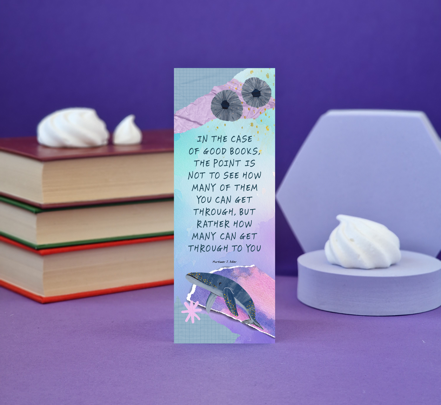 Good Books Quote Bookmark
