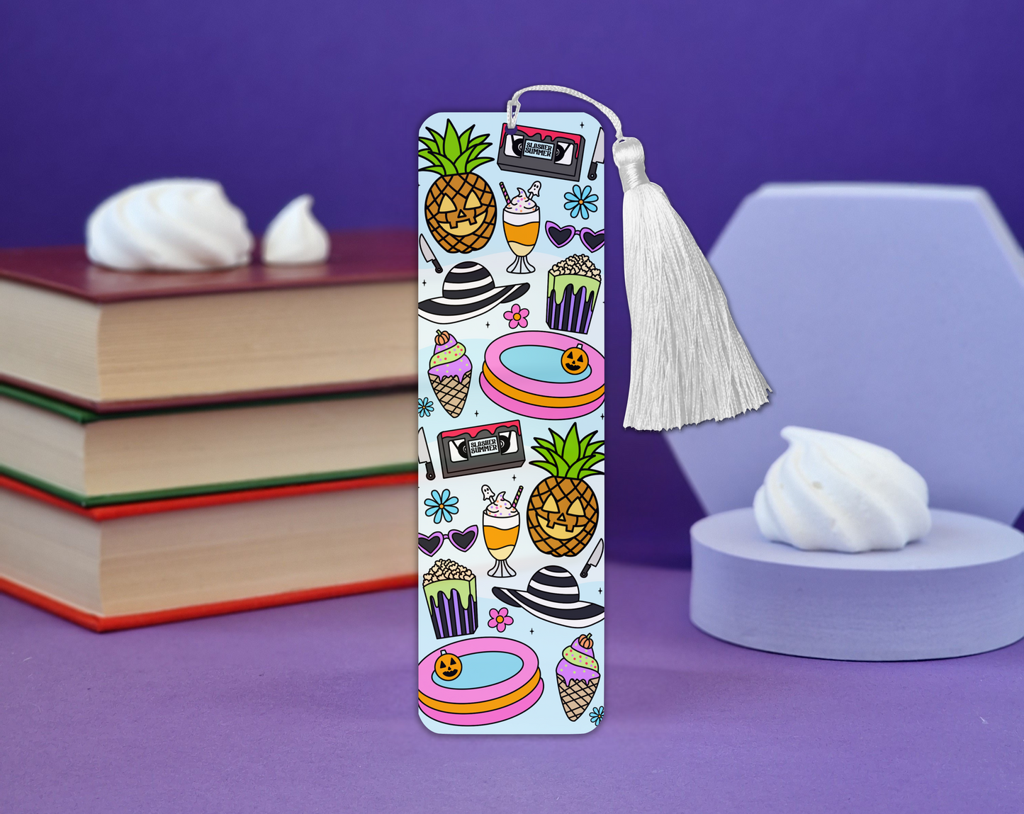 Summerween Spooky Summer Metal Bookmark