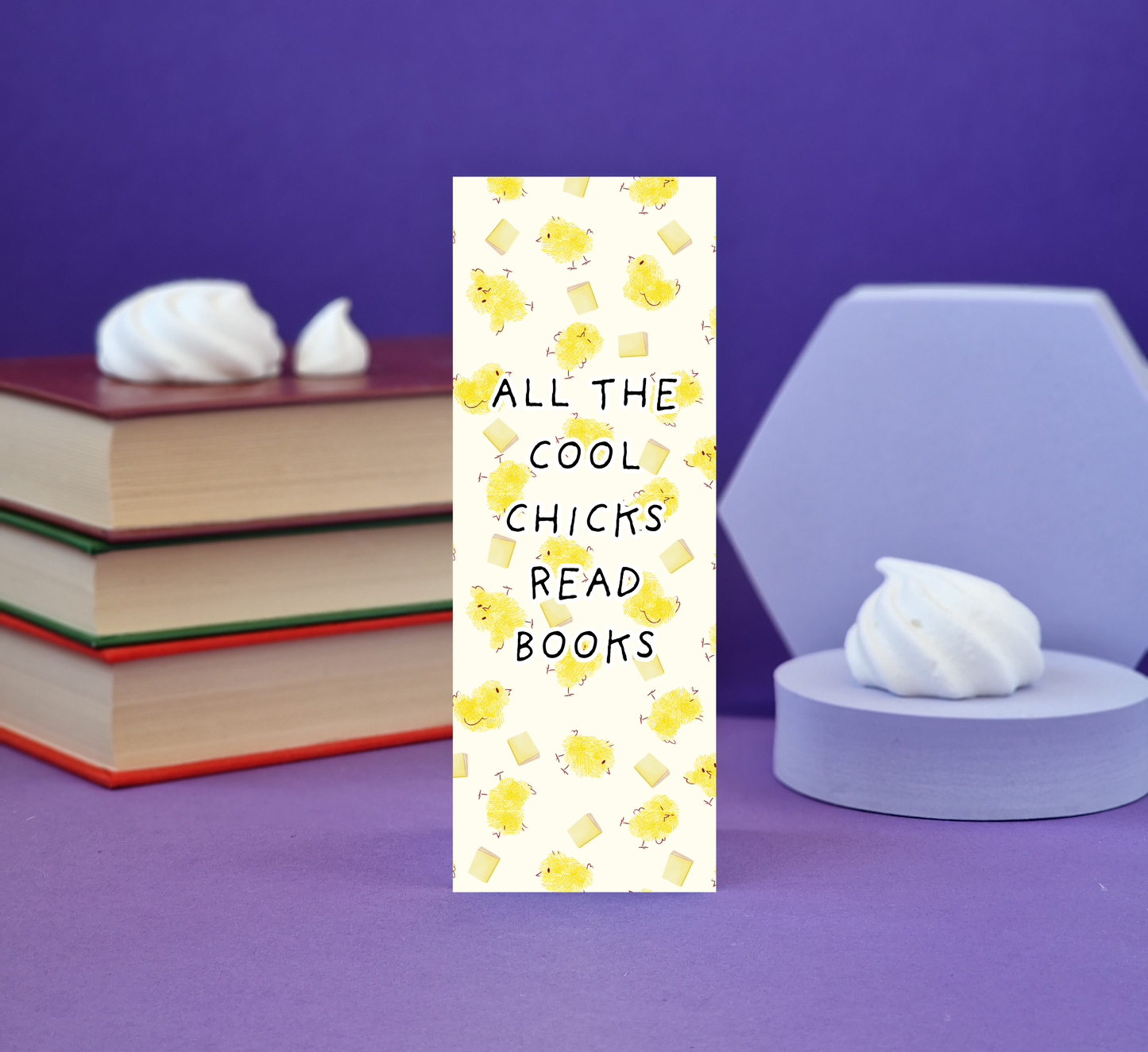 All The Cool Chicks Read Illustrated Bookmark - Literary Lovelies UK