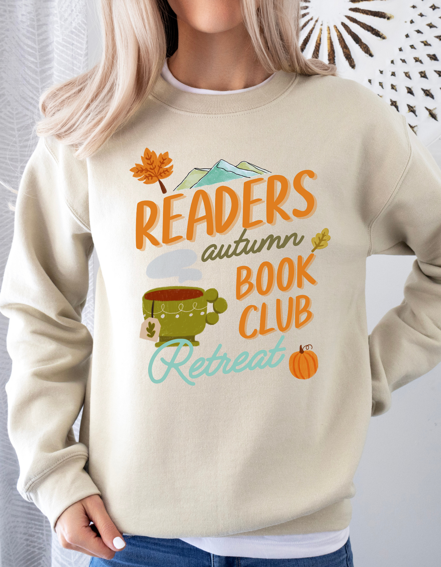 Readers Autumn Book Club Retreat Sweatshirt