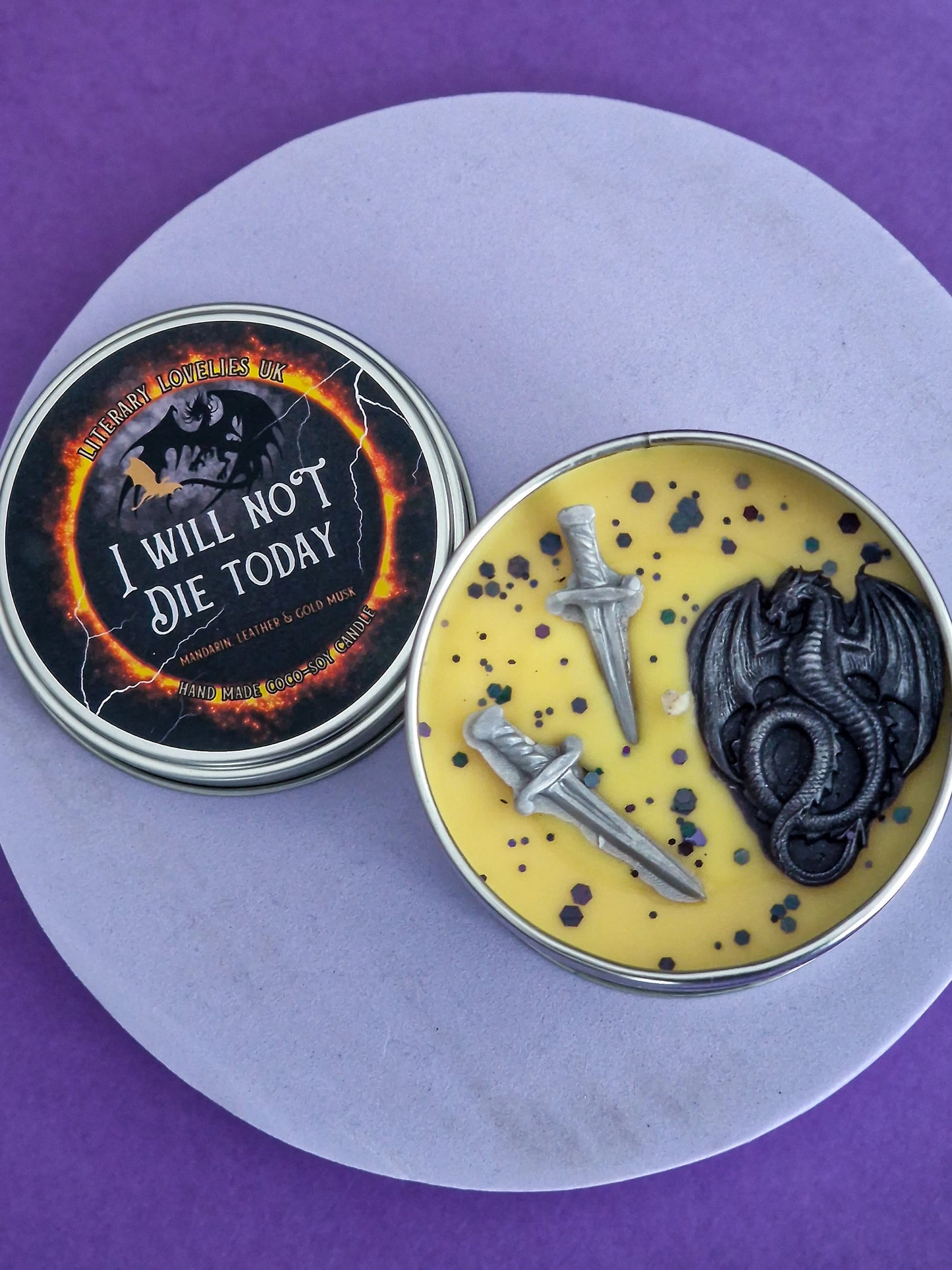 Riders Quadrant Candle - Fourth Wing Officially Licensed Merch - Literary Lovelies UK