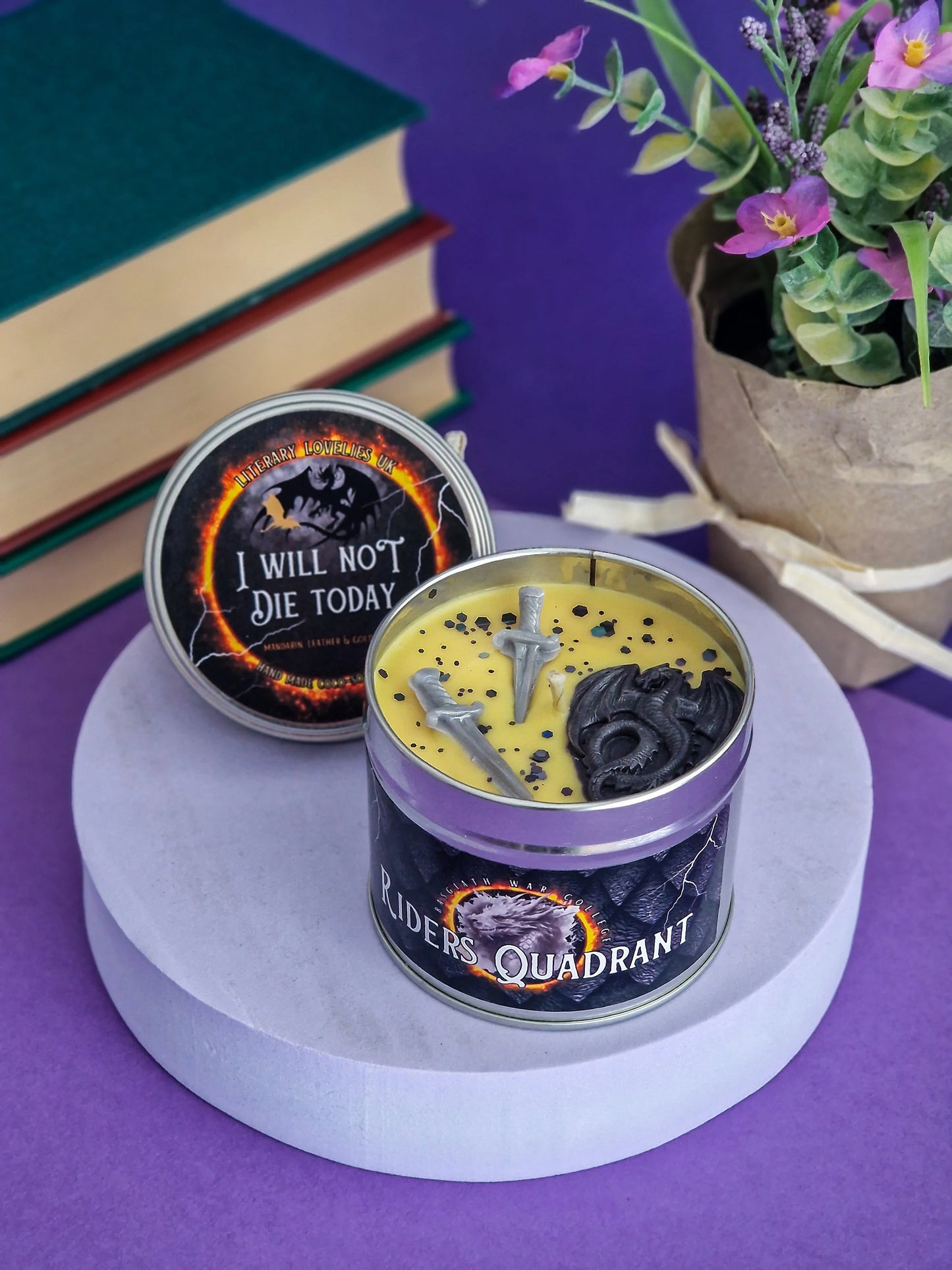 Riders Quadrant Candle - Fourth Wing Officially Licensed Merch - Literary Lovelies UK