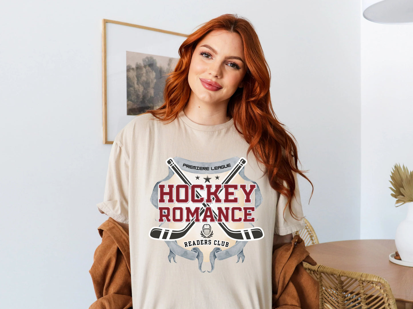 Hockey Romance Readers Club T-shirt - Book Lover T-Shirt - Literary Lovelies UK