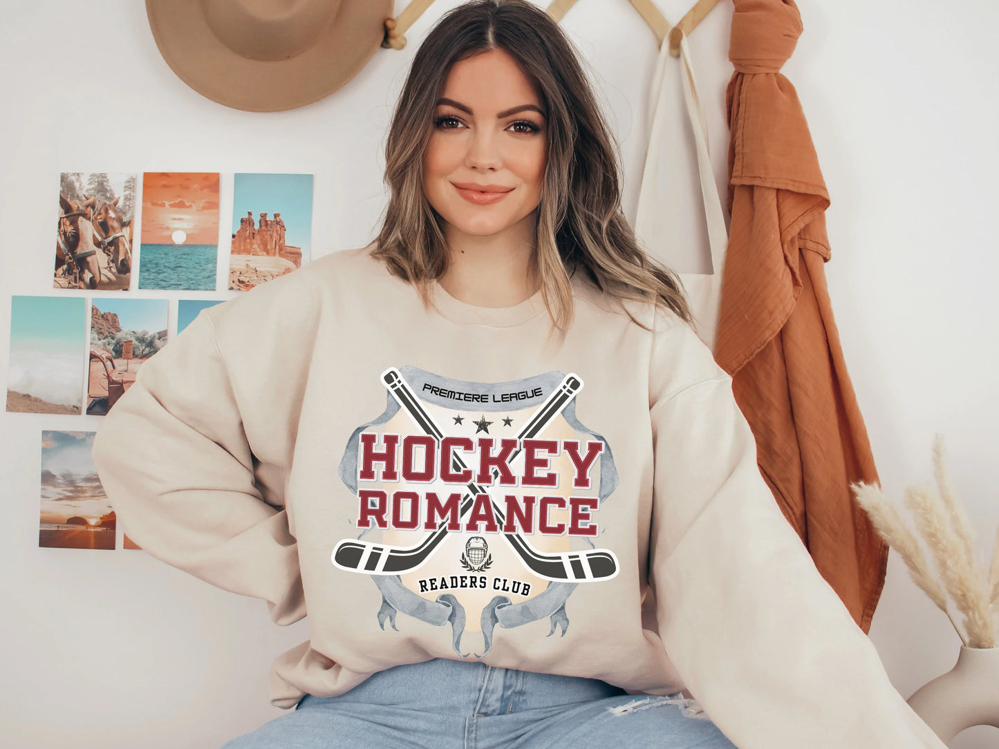 Hockey Romance Readers Club Sweatshirt - Book Club Sweatshirt - Literary Lovelies UK