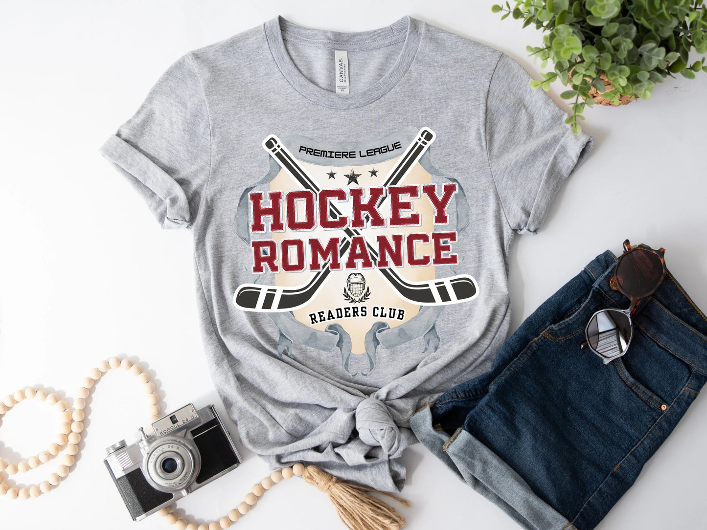 Hockey Romance Readers Club T-shirt - Book Lover T-Shirt - Literary Lovelies UK