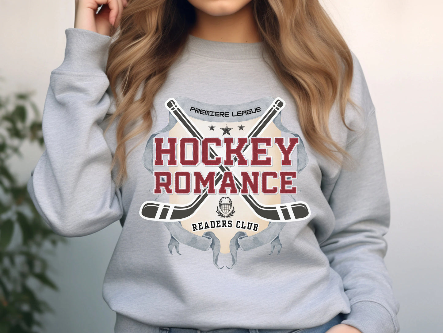 Hockey Romance Readers Club Sweatshirt - Book Club Sweatshirt - Literary Lovelies UK