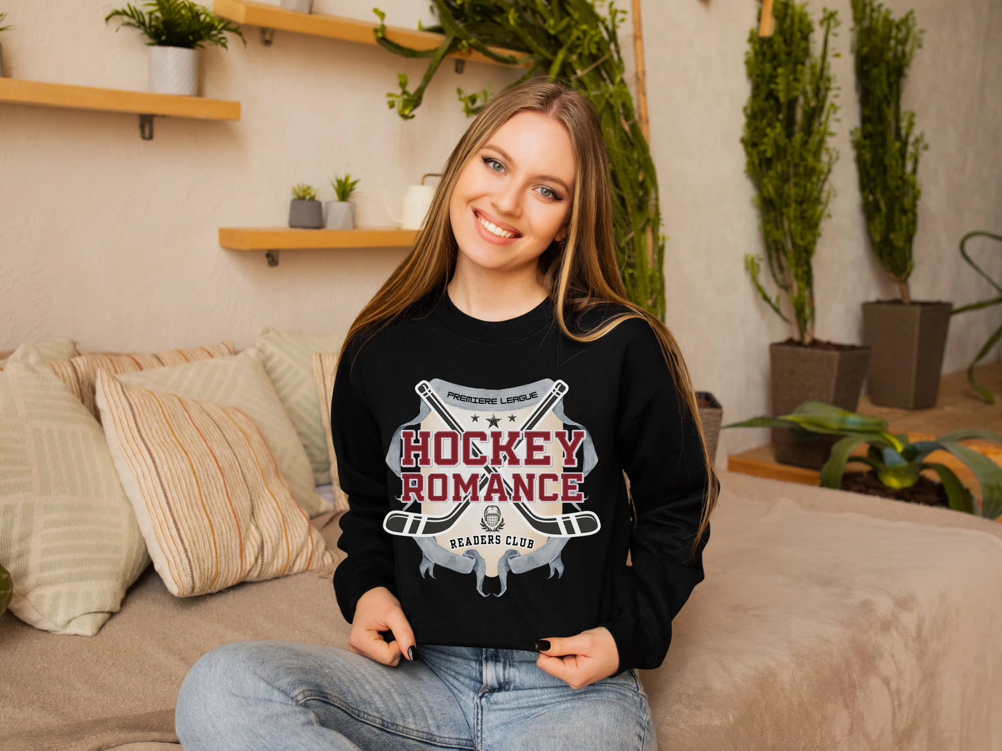 Hockey Romance Readers Club Sweatshirt - Book Club Sweatshirt - Literary Lovelies UK