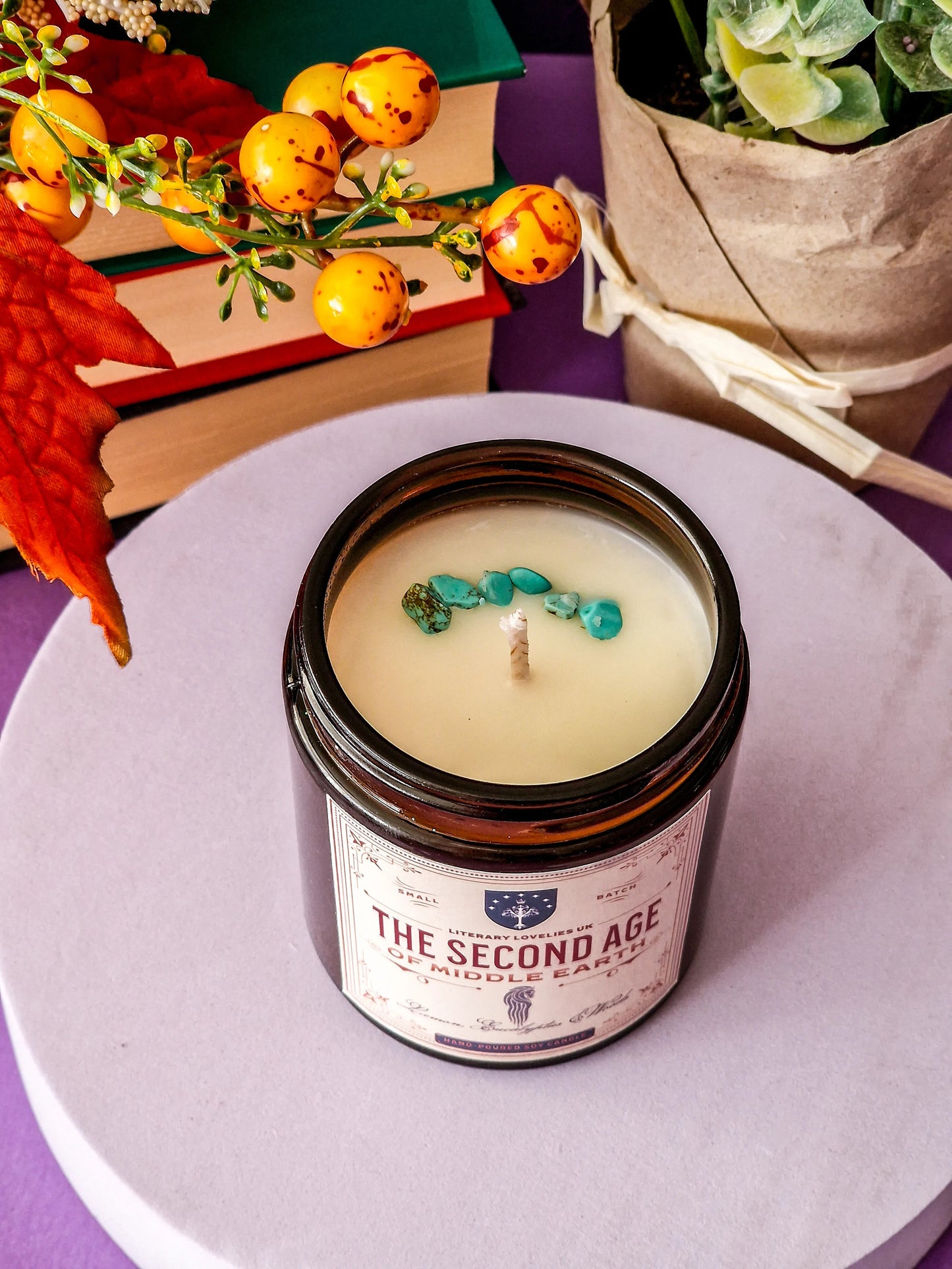 Middle Earth - LOTR inspired soy candle - Literary Lovelies UK