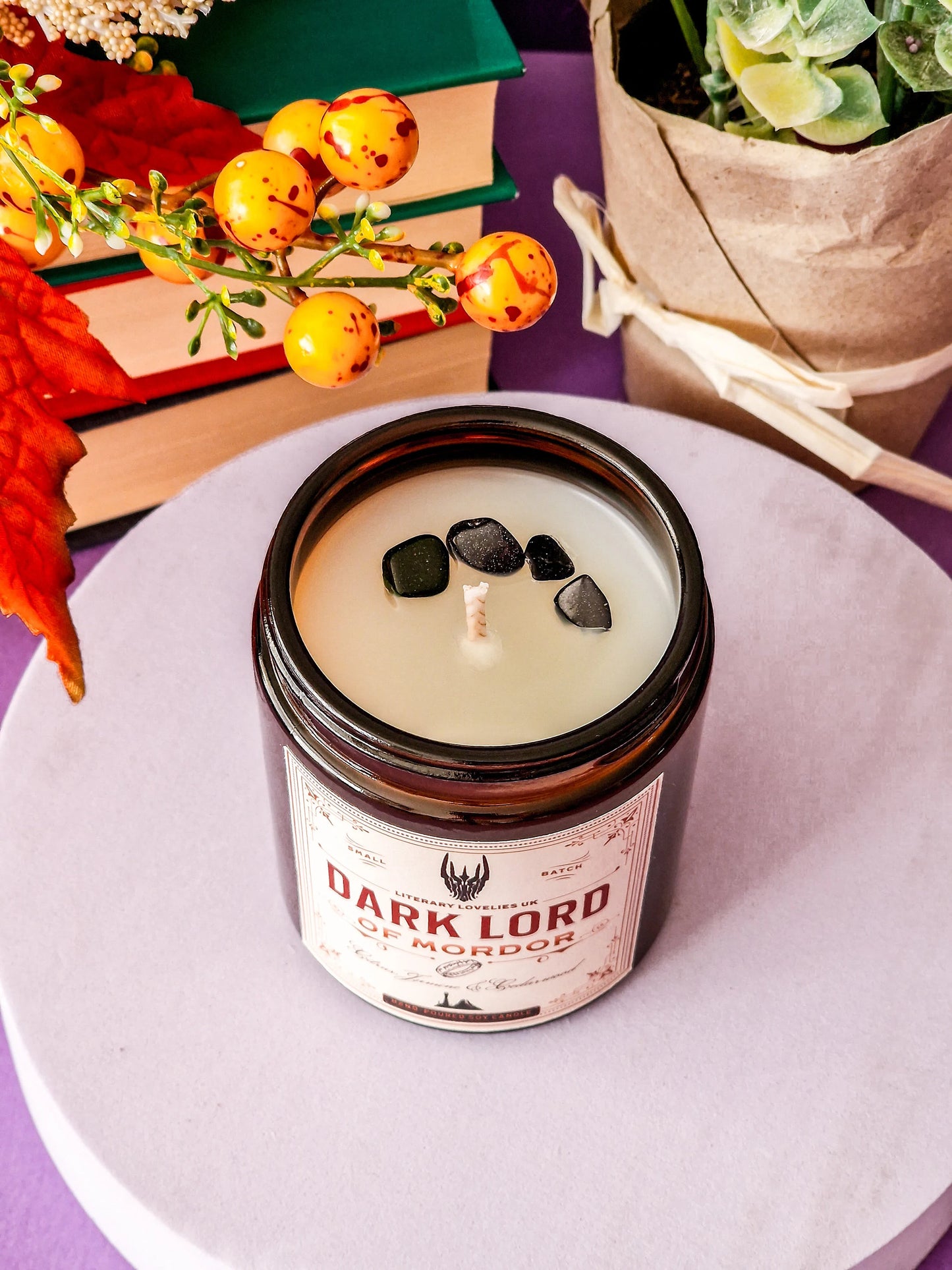 Dark Lord Sauron - LOTR inspired soy candle - Literary Lovelies UK