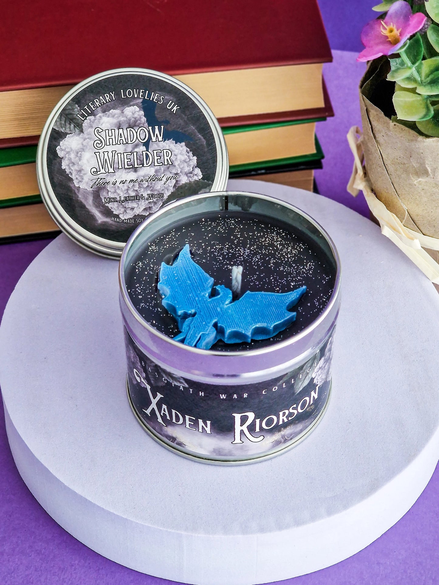 Xaden Riorson Candle - Fourth Wing Officially Licensed Merch - Literary Lovelies UK