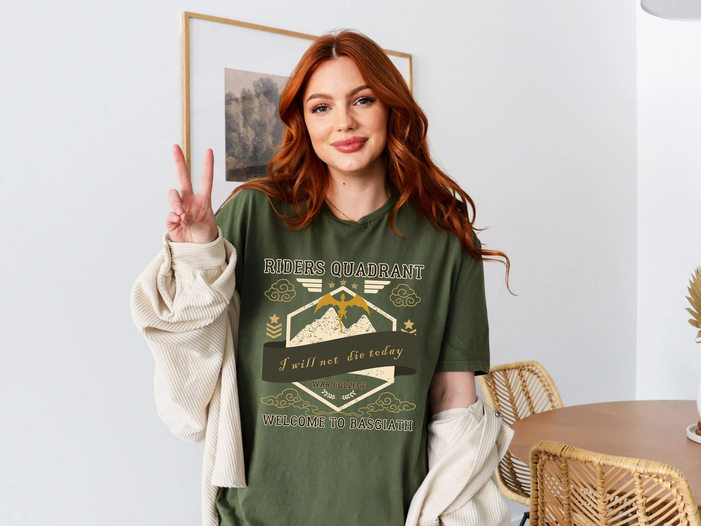 Riders Quadrant T-shirt - Fourth Wing Officially Licensed Merch - Literary Lovelies UK