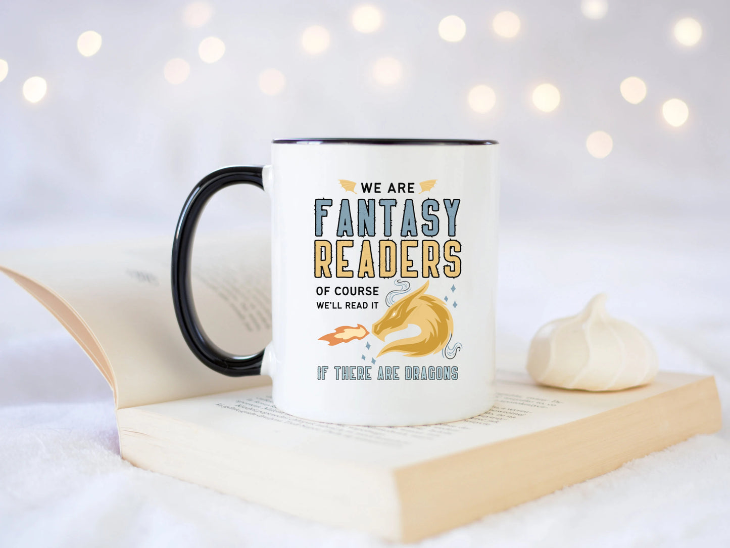 Fantasy Reader Ceramic Mug - Book Club Mug - Literary Lovelies UK