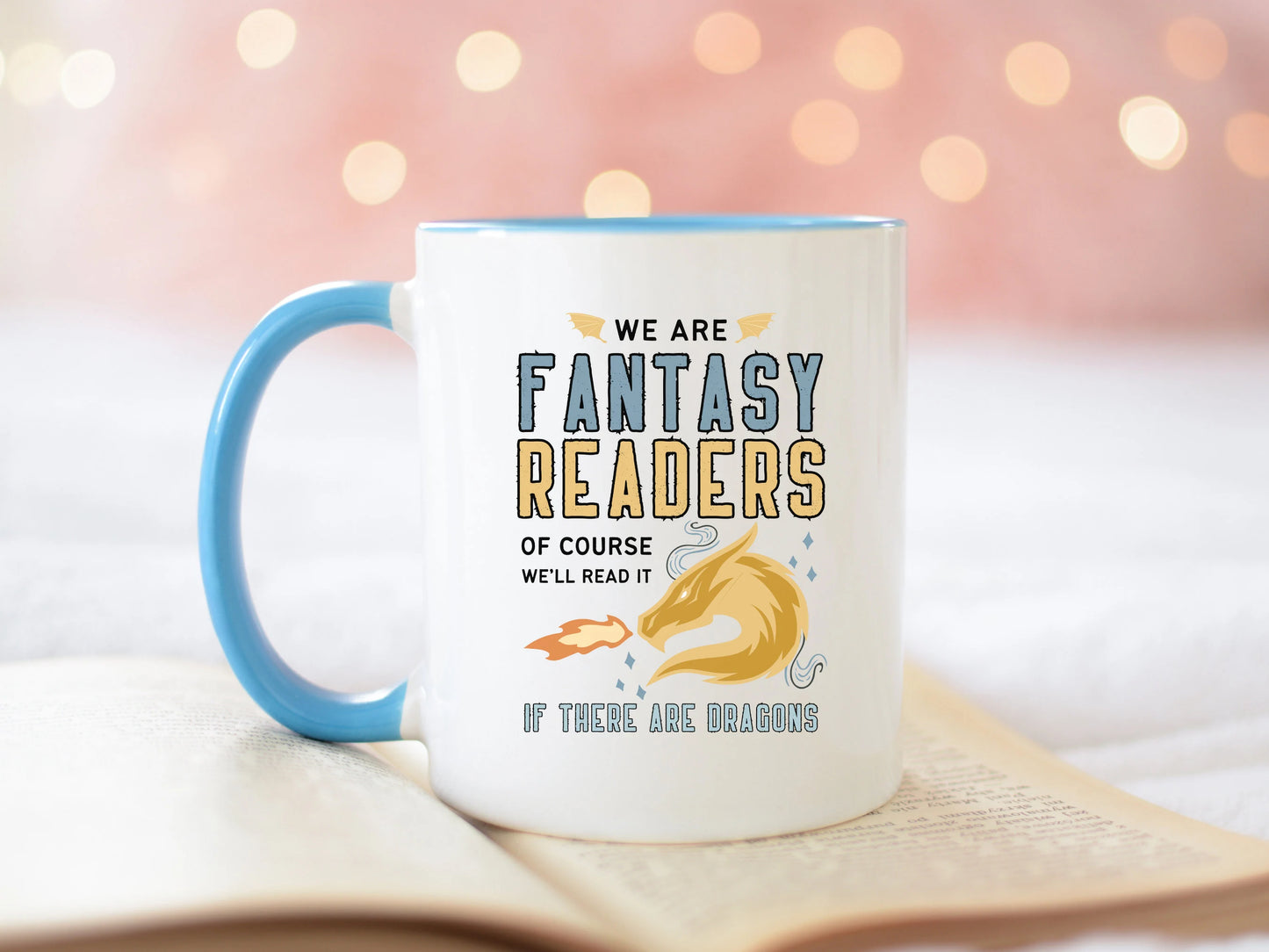 Fantasy Reader Ceramic Mug - Book Club Mug - Literary Lovelies UK