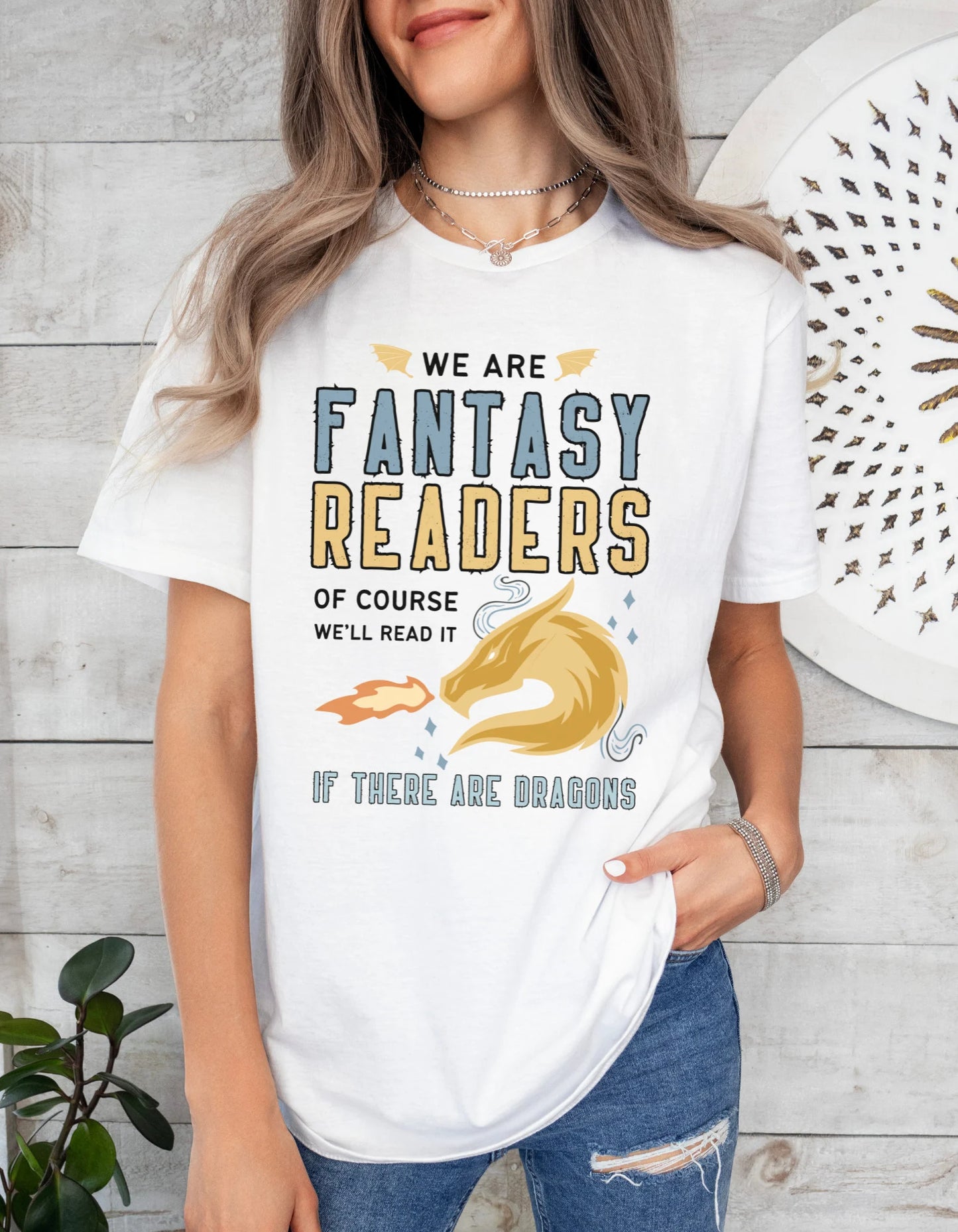 Fantasy Reader T-shirt - Book Lover T-Shirt - Literary Lovelies UK