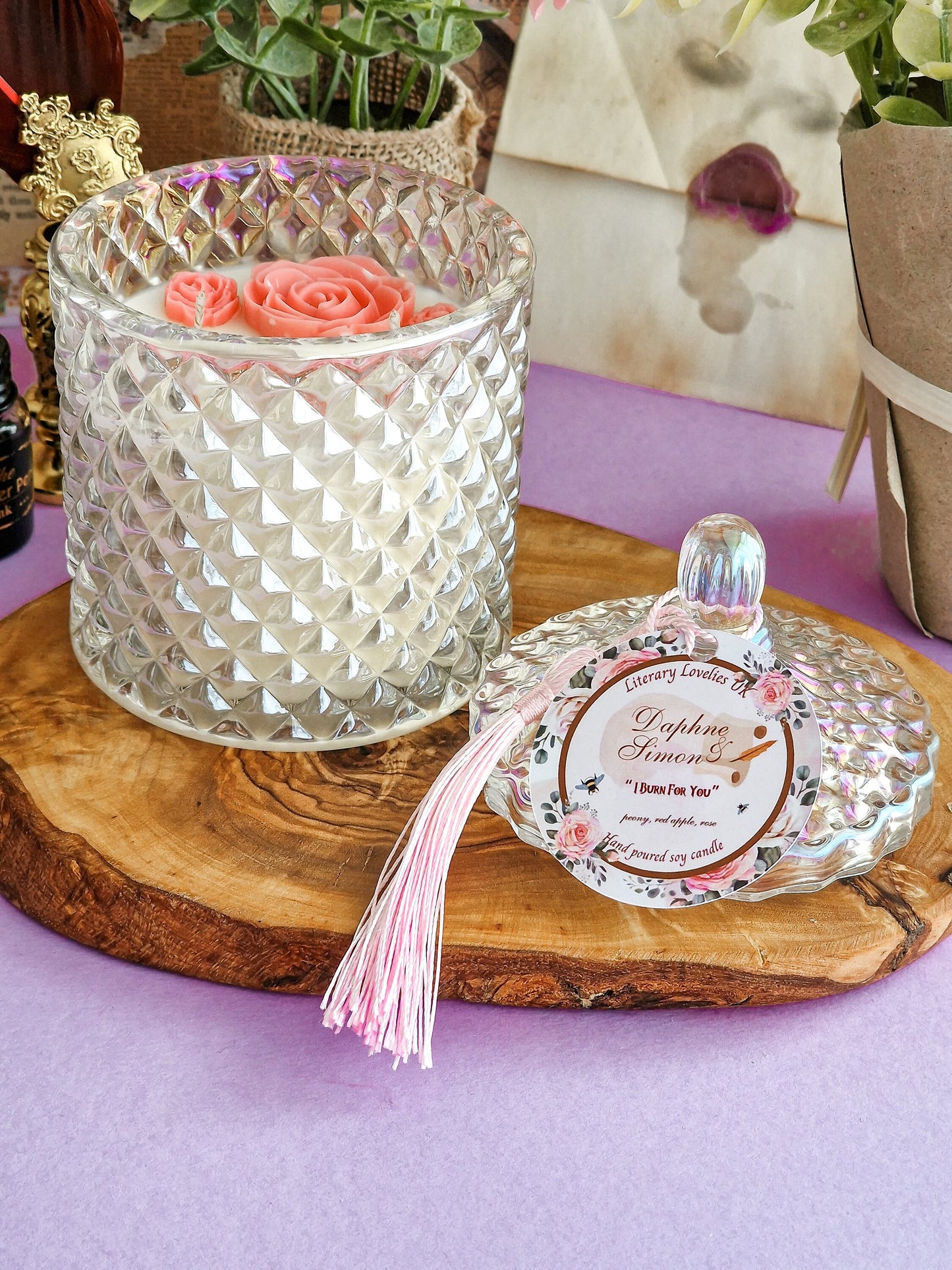 The Duke - Simon & Daphne - Bridgerton inspired soy candle - Literary Lovelies UK