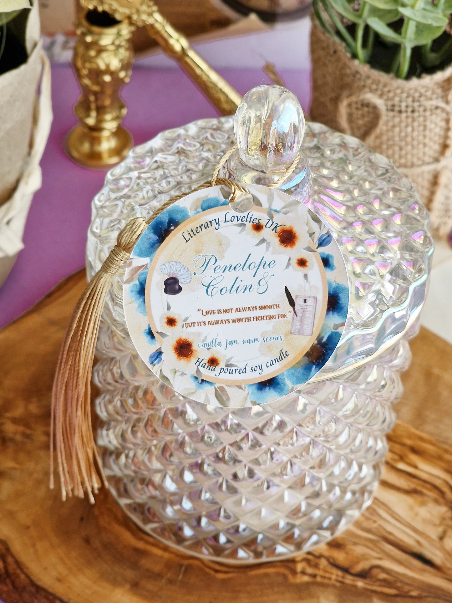 Mr. Bridgerton - Colin & Penelope - Bridgerton inspired soy candle - Literary Lovelies UK