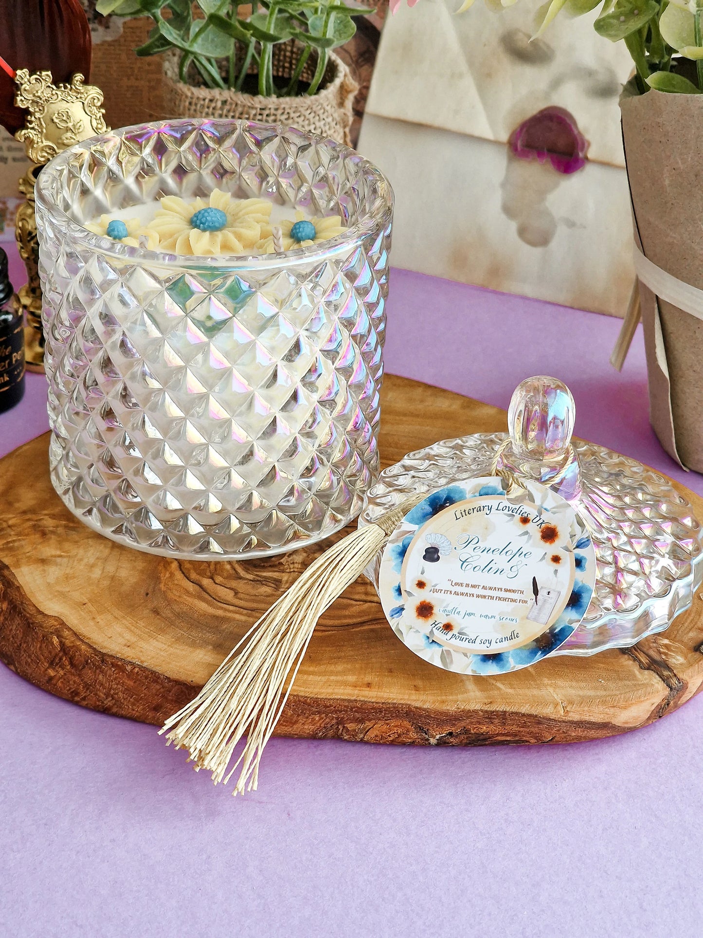 Mr. Bridgerton - Colin & Penelope - Bridgerton inspired soy candle - Literary Lovelies UK