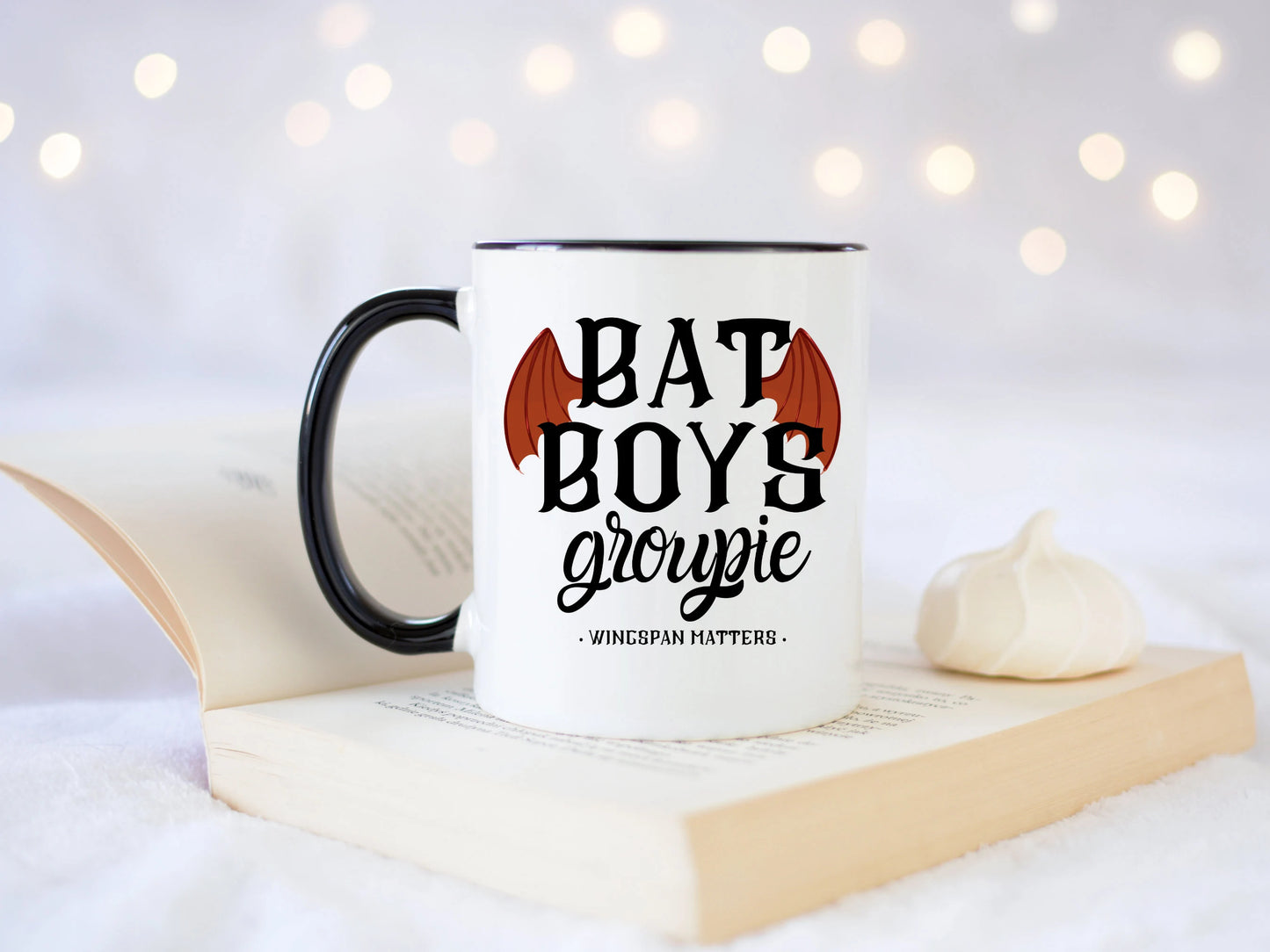 Bat Boys ACOTAR Ceramic Mug - Fantasy Reader Mug - Book Club Mug - Literary Lovelies UK