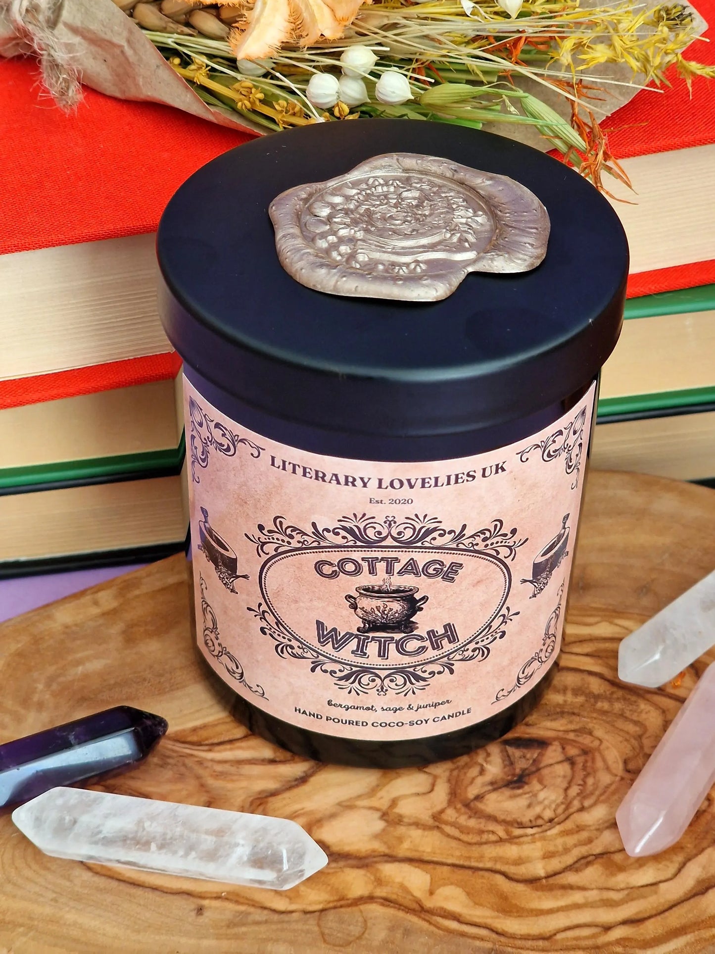 Cottage Witch Soy Candle - Literary Lovelies UK