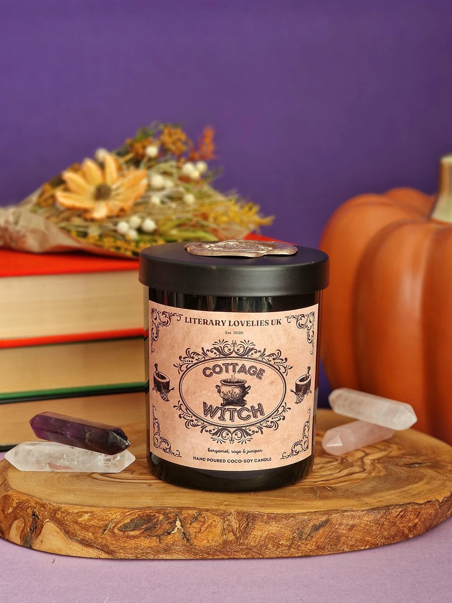 Cottage Witch Soy Candle - Literary Lovelies UK