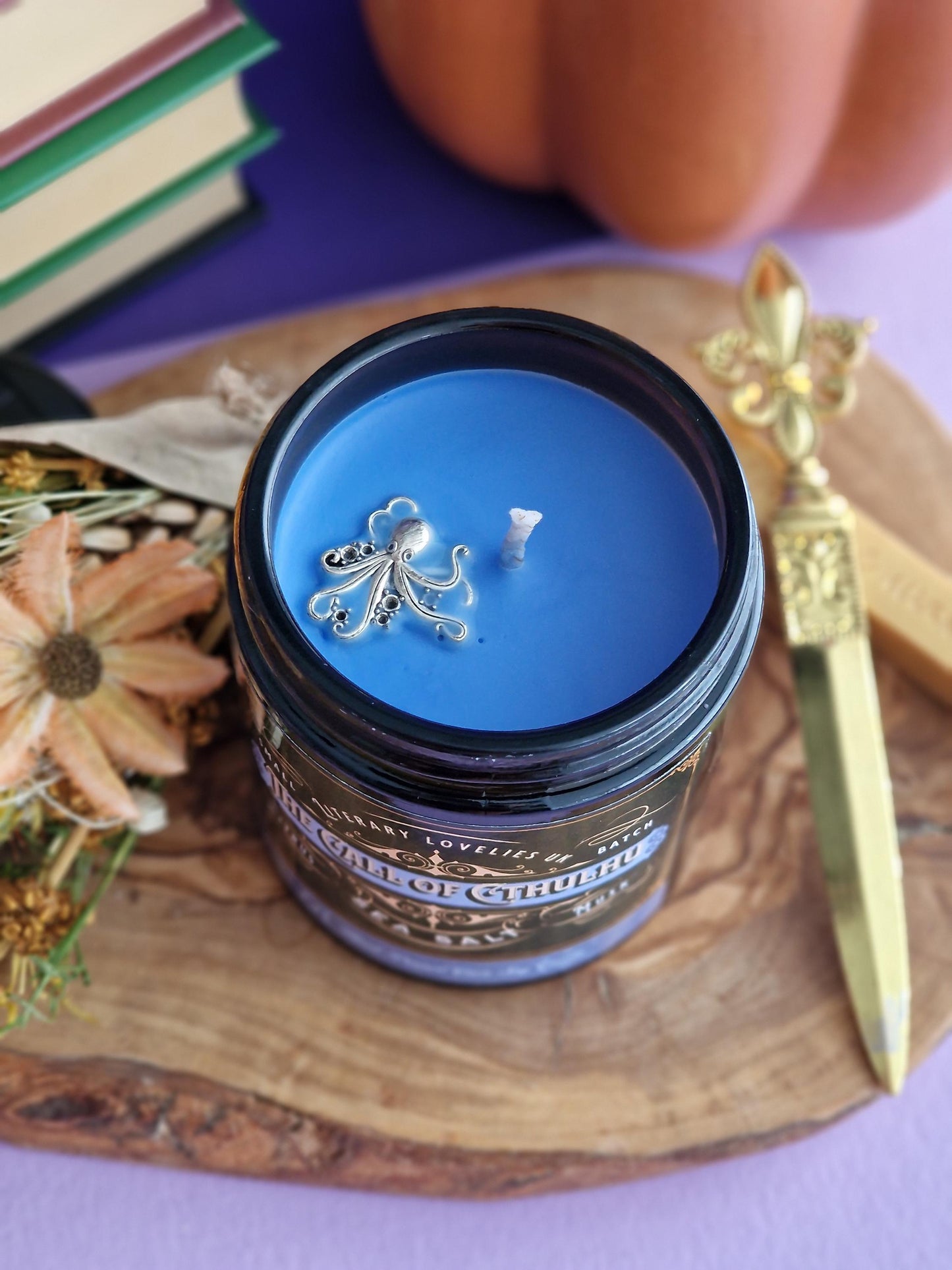 Call of Cthulhu inspired Candle - Gothic Literature - Literary Lovelies UK