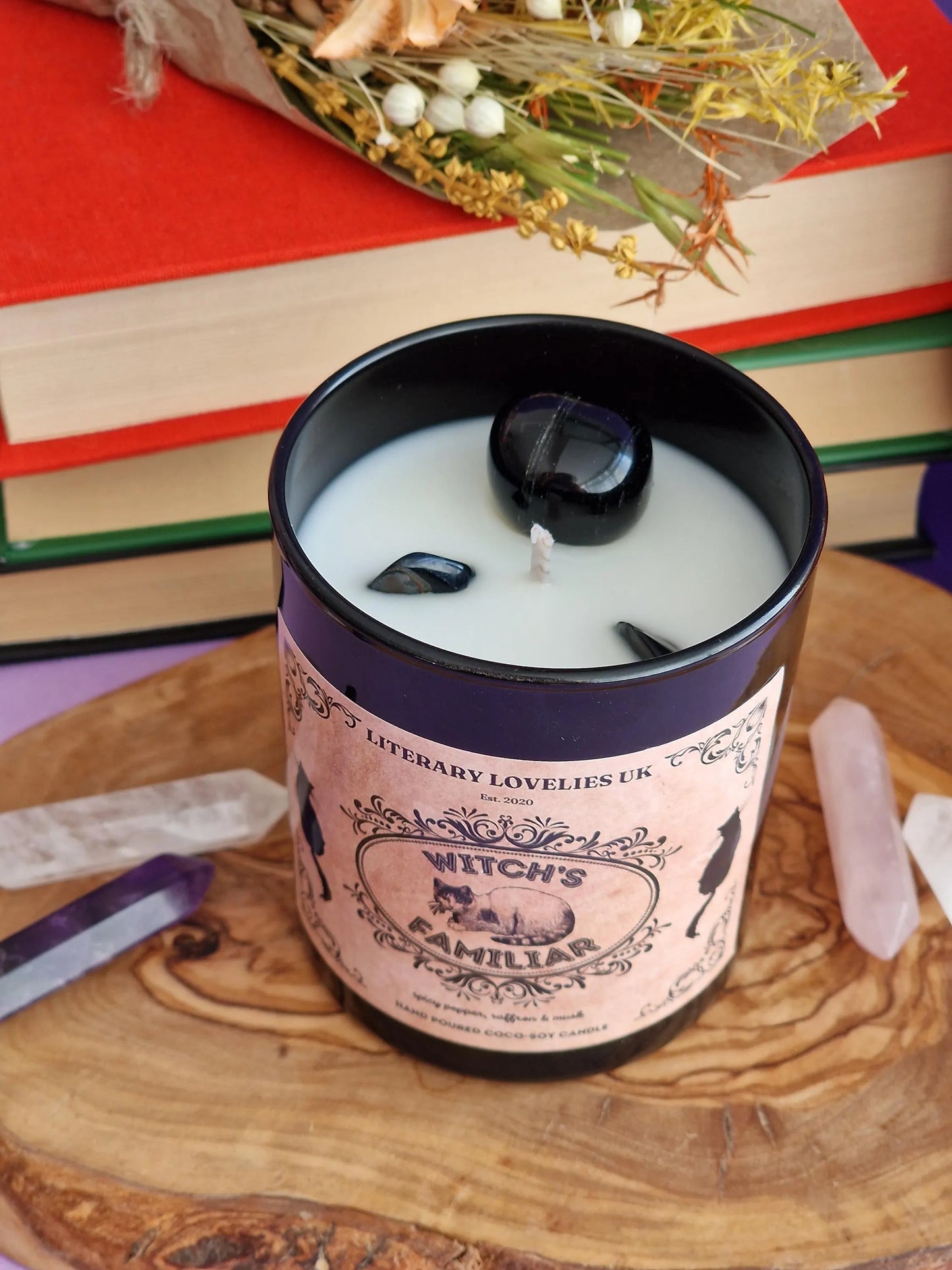 Witch's Familiar Soy Candle - Literary Lovelies UK