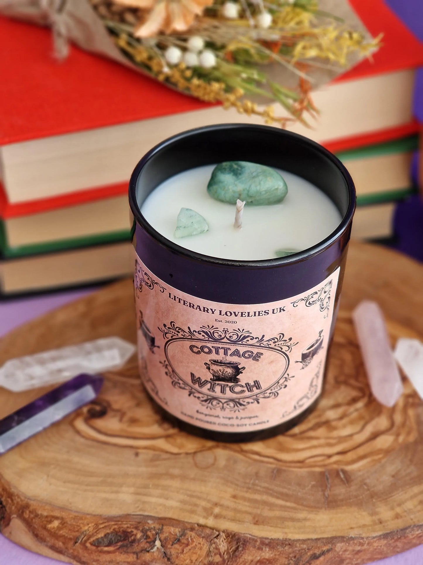 Cottage Witch Soy Candle - Literary Lovelies UK