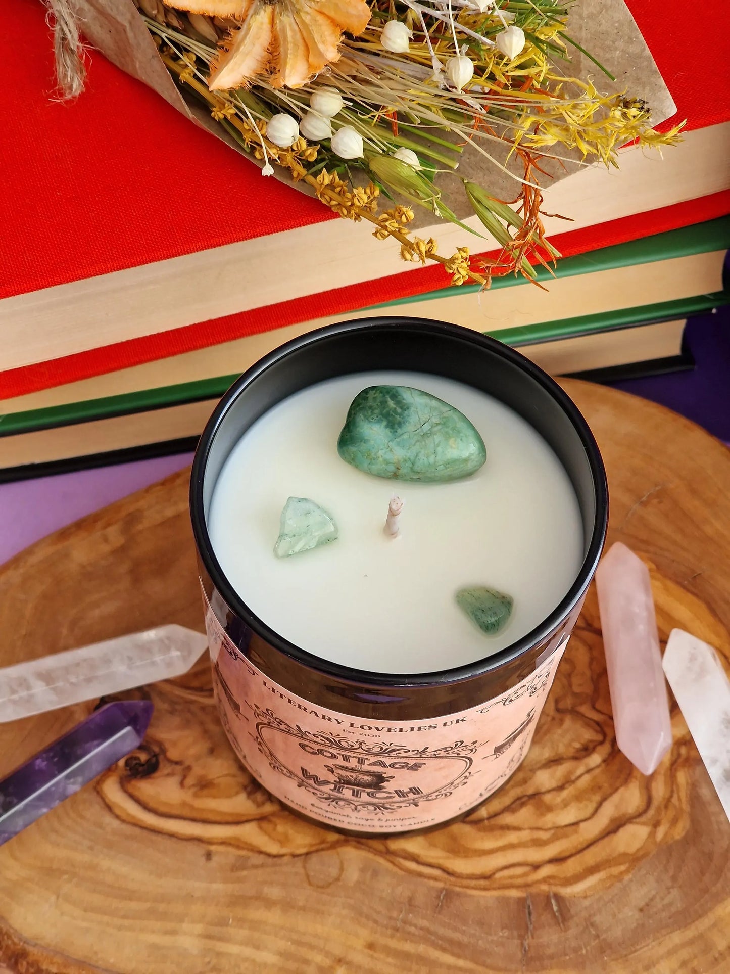 Cottage Witch Soy Candle - Literary Lovelies UK