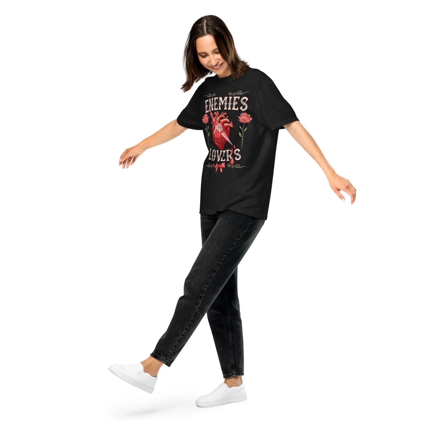 Enemies To Lovers Book Tropes T-shirt - Book Lover T-Shirt - Literary Lovelies UK