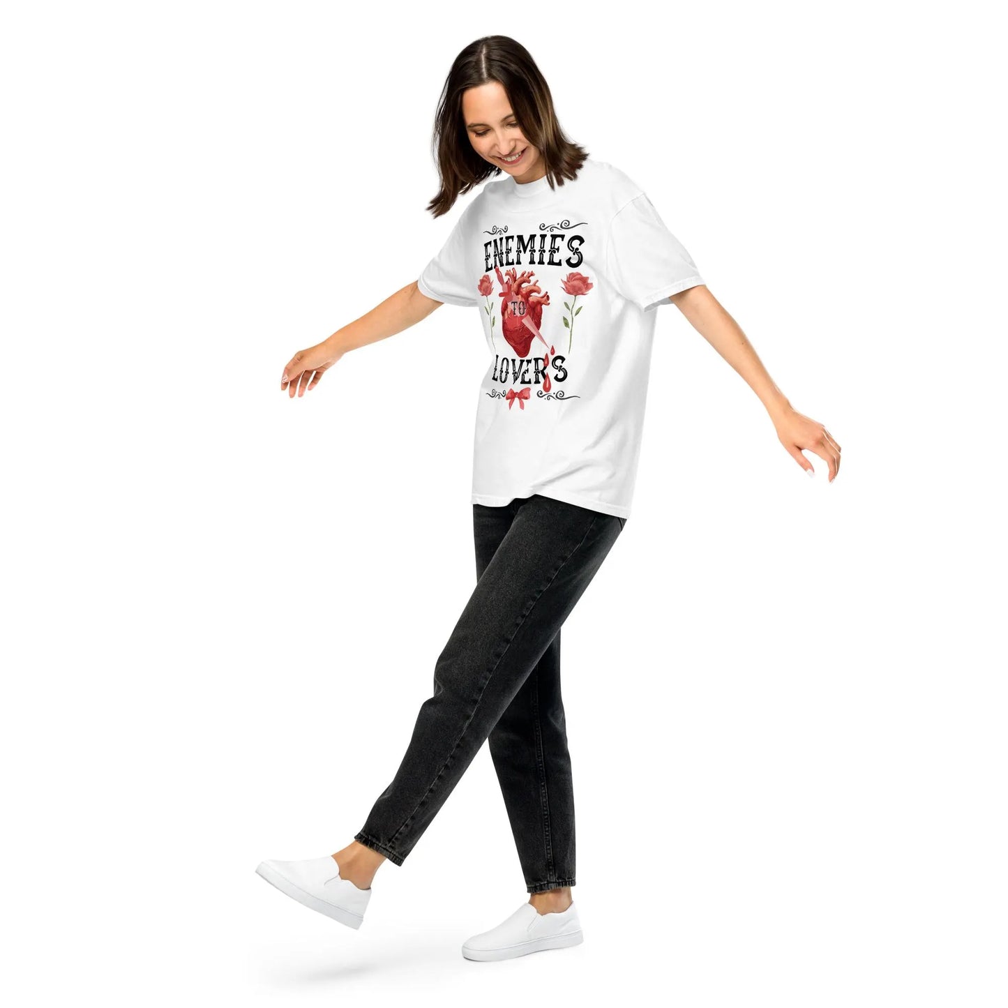 Enemies To Lovers Book Tropes T-shirt - Book Lover T-Shirt - Literary Lovelies UK