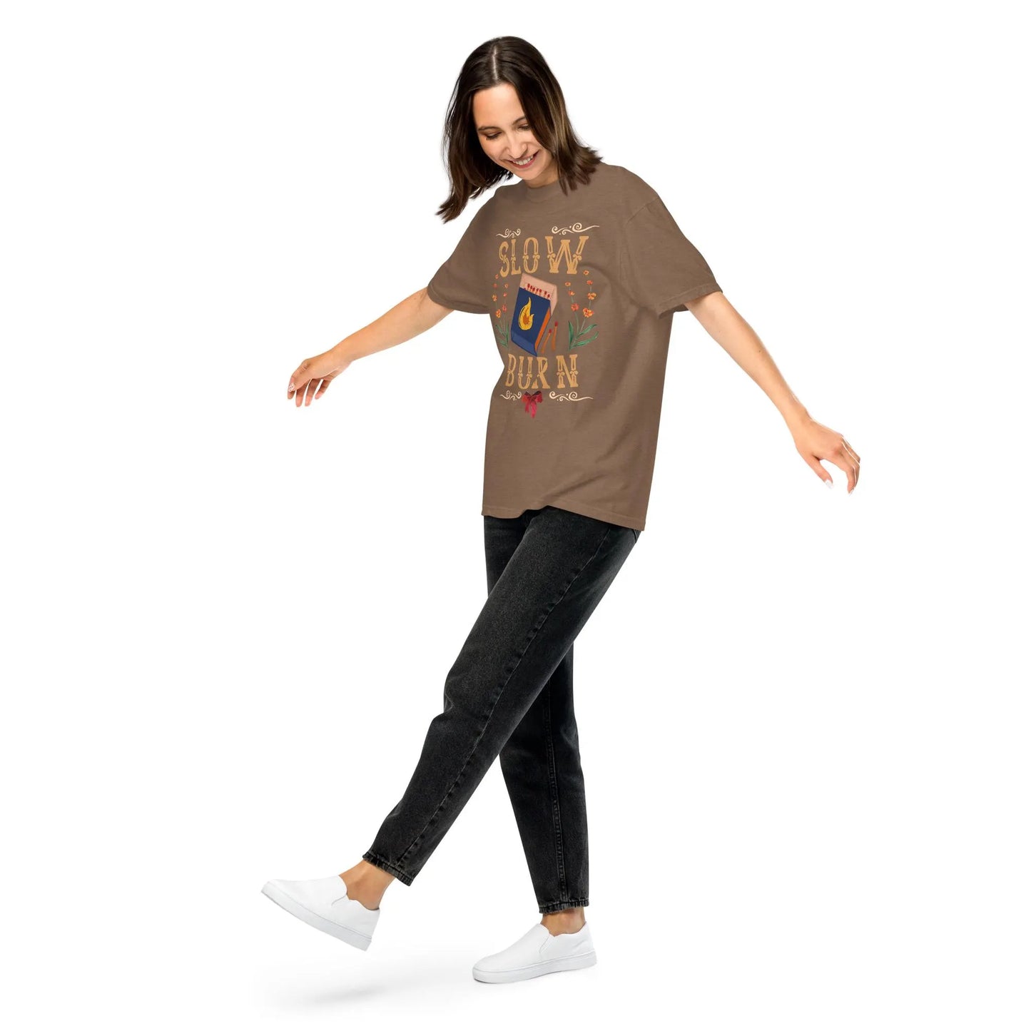 Slow Burn Book Tropes T-shirt - Book Lover T-Shirt - Literary Lovelies UK