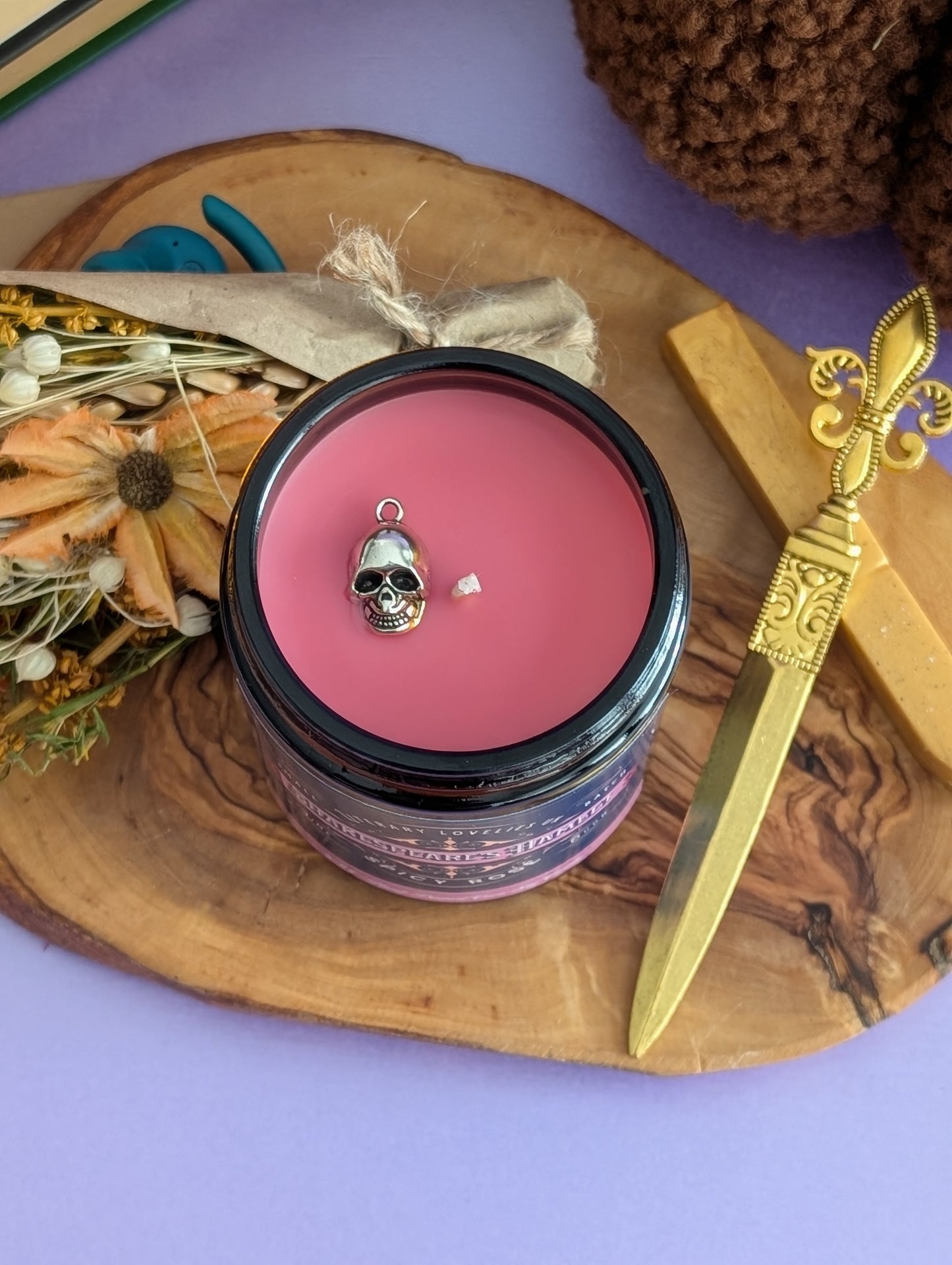 Shakespeare's Hamlet inspired Candle - Gothic Literature