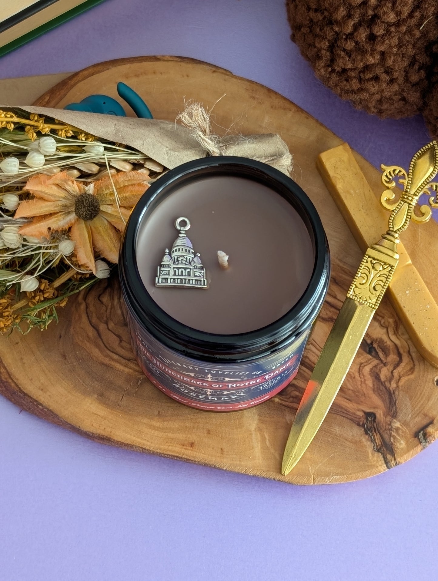 The Hunchback of Notre Dame inspired Candle - Gothic Literature