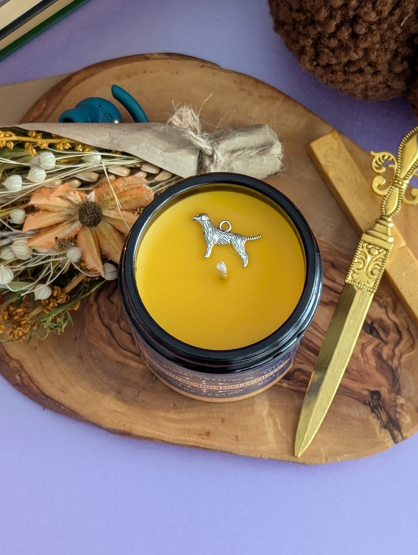 The Hound of The Baskervilles inspired Candle - Gothic Literature