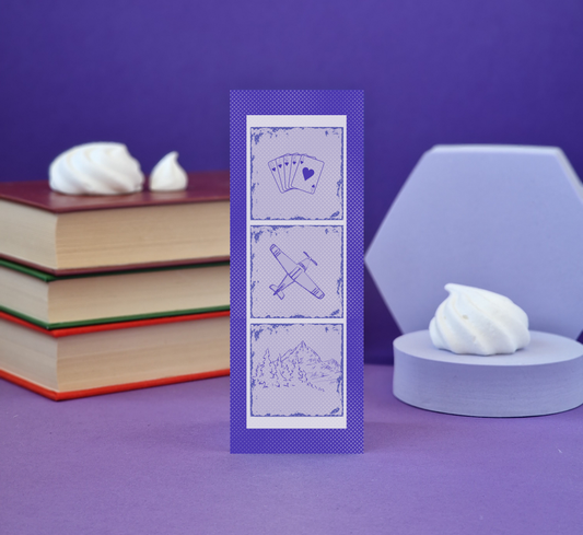 Wild Card Inspired Bookmark