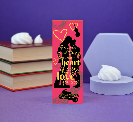 The Heart Principle Inspired Bookmark - Illustrated Bookmark - Literary Lovelies UK