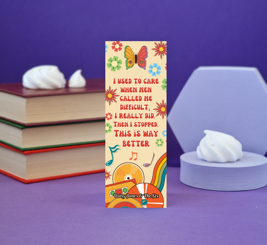 Daisy Jones Inspired Bookmark - Illustrated Bookmark - Literary Lovelies UK