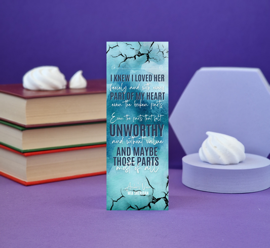 Archer's Voice Inspired Bookmark - Illustrated Bookmark - Literary Lovelies UK