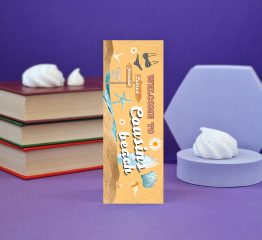 The Summer I Turned Pretty Inspired Bookmark - Illustrated Bookmark - Literary Lovelies UK
