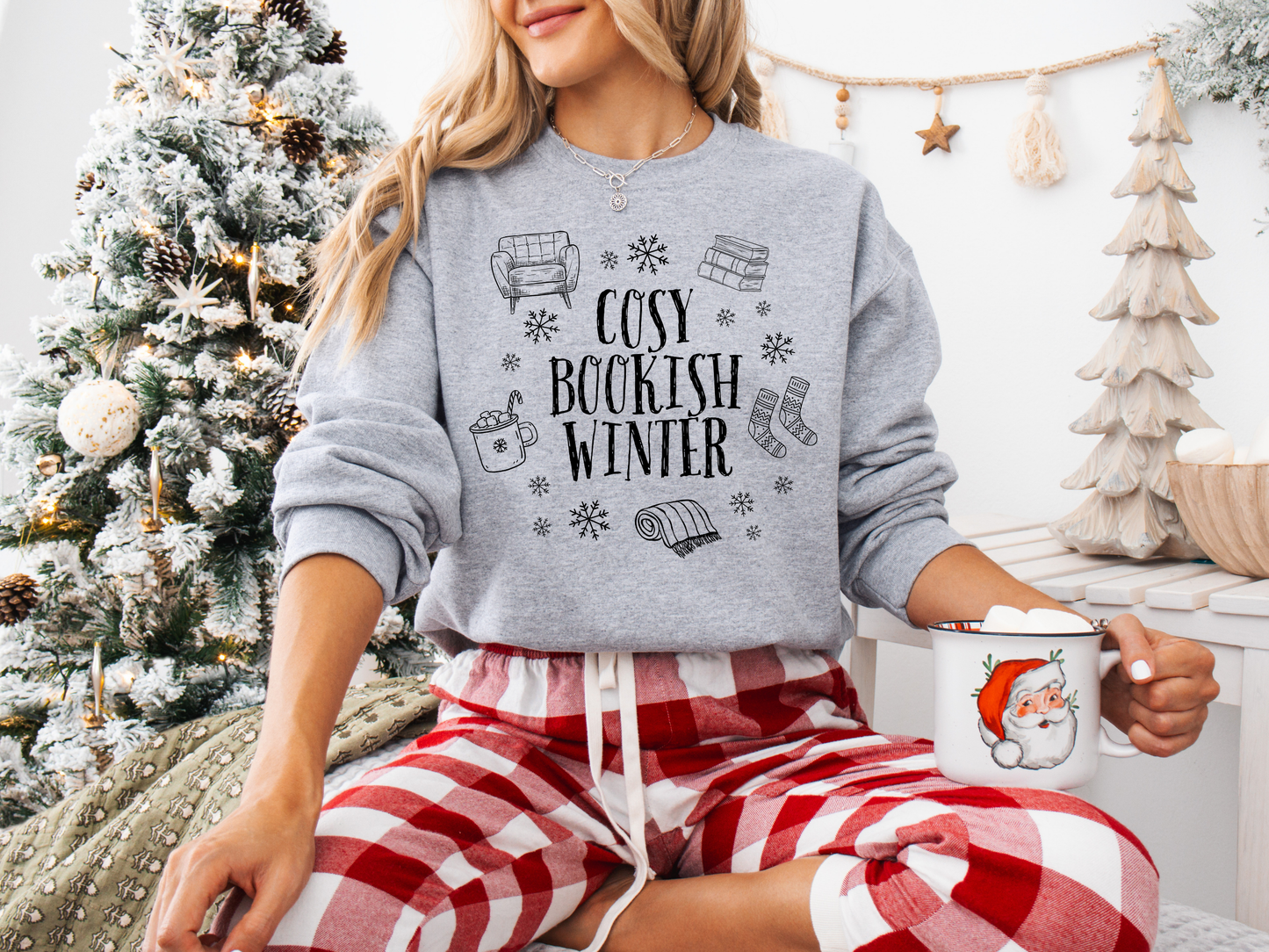 Cosy Bookish Winter Sweatshirt