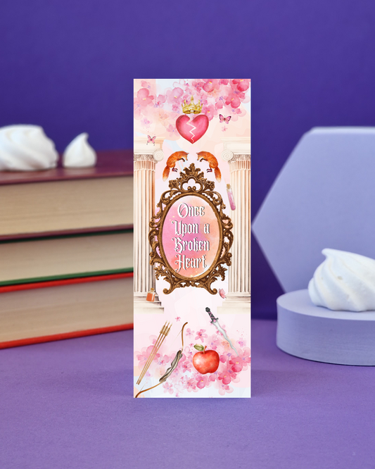 Once Upon A Broken Heart Illustrated Bookmark