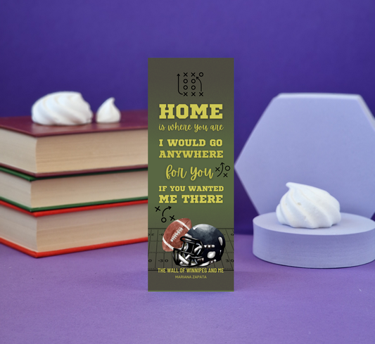 The Wall Of Winnipeg And Me Inspired Bookmark - Illustrated Bookmark - Literary Lovelies UK