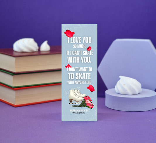 From Lukov With Love Inspired Bookmark - Illustrated Bookmark - Literary Lovelies UK