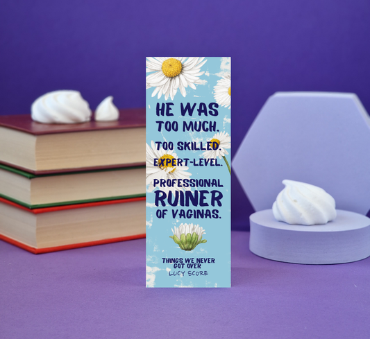 Things We Never Got Over Inspired Bookmark - Illustrated Bookmark - Literary Lovelies UK