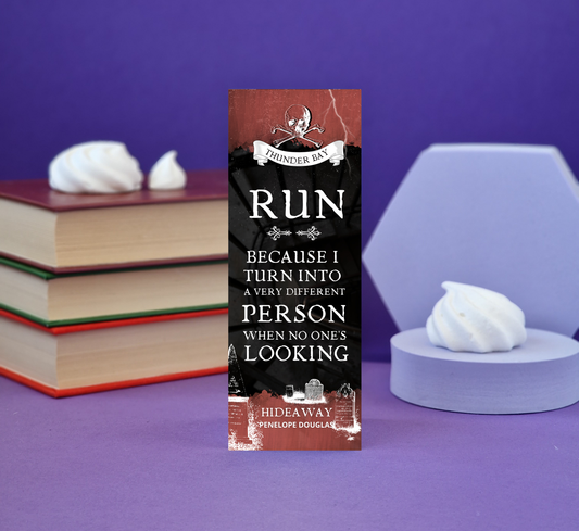 Hideaway Inspired Bookmark - Illustrated Bookmark - Literary Lovelies UK