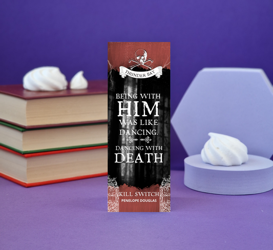 Kill Switch Inspired Bookmark - Illustrated Bookmark - Literary Lovelies UK